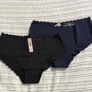 Victoria's Secret Black and Navy Panties